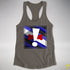 Puppy Pride Flag Exclamation Point Racerback Tank